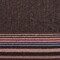 1Yard Panel Italian Wool Blend Brown Pink and Blue Striped Border Fabric 63 inch Width